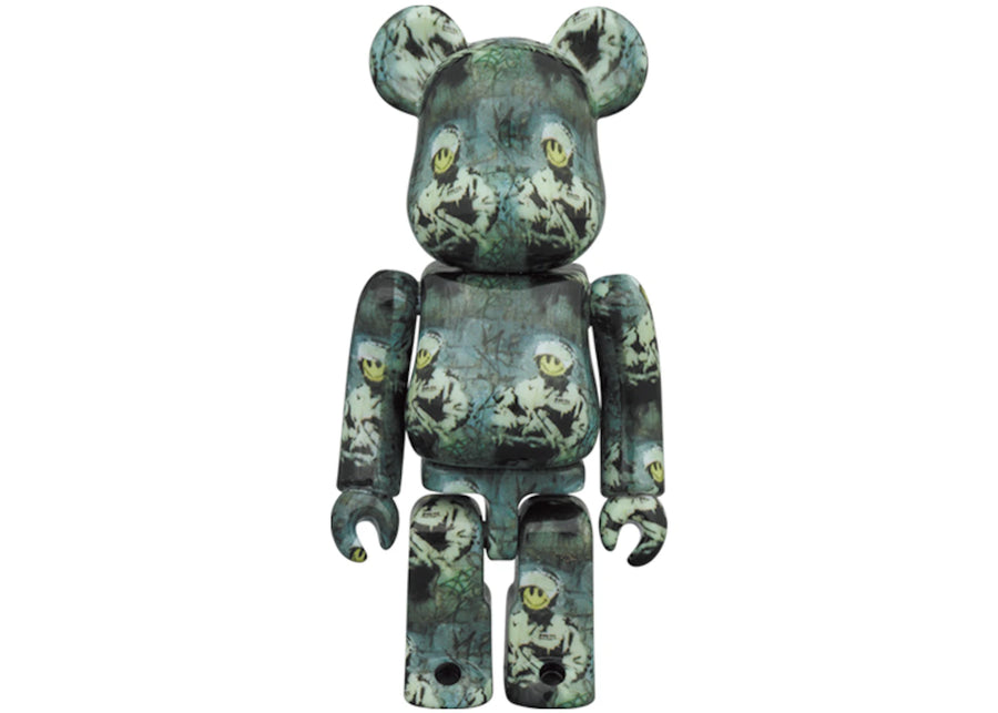 Ensemble Bearbrick Riot Cop 100 % et 400 %