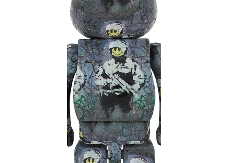 Bearbrick Riot Cop 1000%