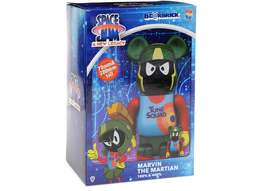 Bearbrick Space Jam: A New Legacy Marvin the Martian 100% & 400% Set