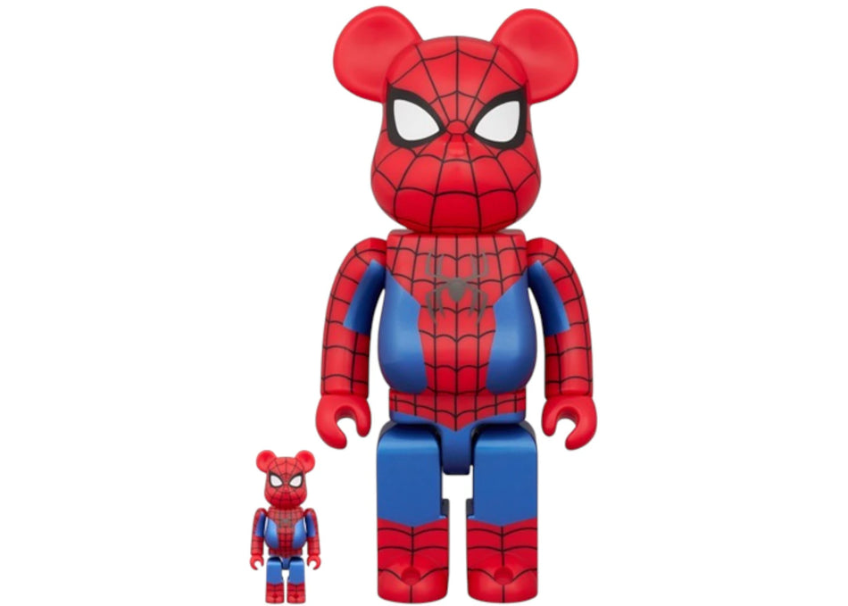 Bearbrick Spider-Man Final Suit 100% & 400% Set