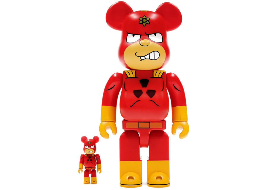Coffret Bearbrick Les Simpsons L'Homme Radioactif 100 % et 400 %