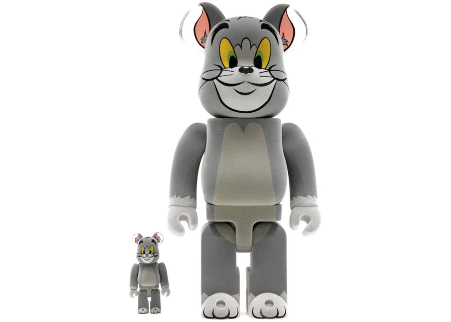 Bearbrick Tom et Jerry : Coffret Tom Flocky 100 % et 400 %