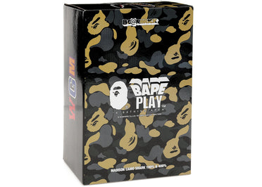 Bearbrick x BAPE Madison Avenue Exclusive Shark Camo 100% & 400% Set