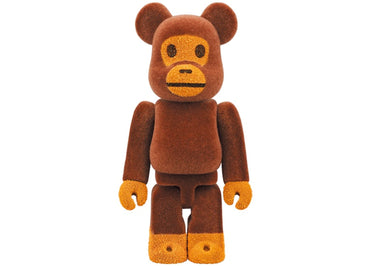 Bearbrick x Bape Baby Milo Flocky Ver. 100% & 400% Set