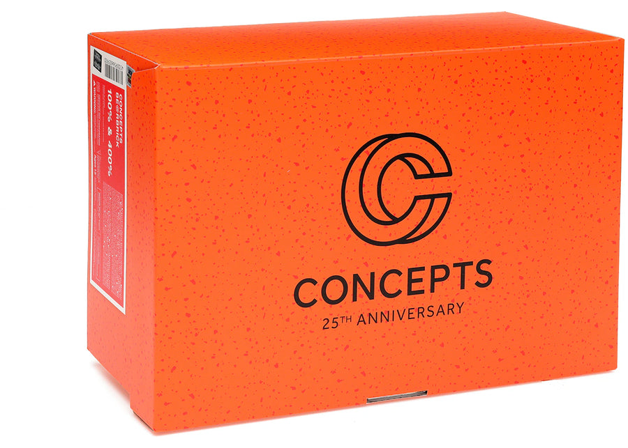 Ensemble Bearbrick x Concepts Homard Orange 100 % et 400 %