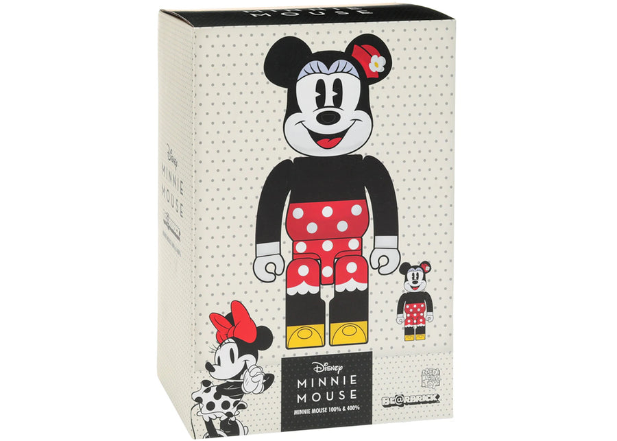 Bearbrick x Disney Minnie Mouse 100% & 400% Set