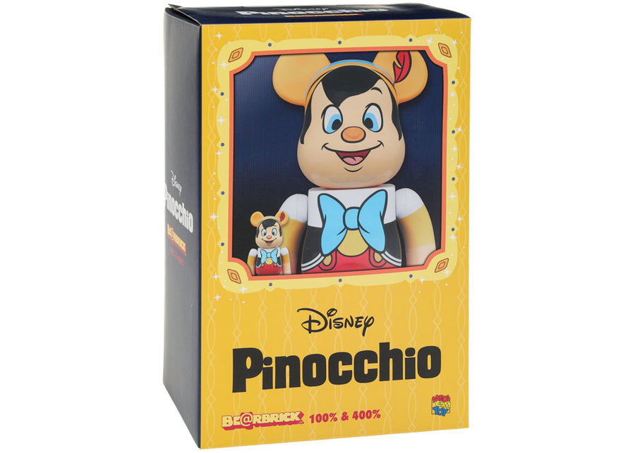 Bearbrick x Disney Pinocchio 100% & 400% Set