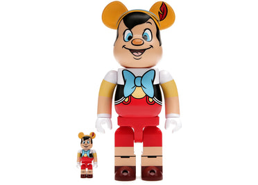 Bearbrick x Disney Pinocchio 100% & 400% Set