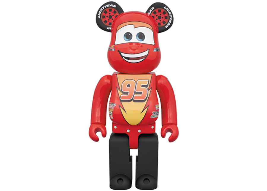 Bearbrick x Disney Pixar Flash McQueen 1000% Rouge