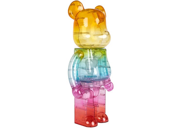 Bearbrick x Emotionally Unavailable Gradient Heart 1000% Multi