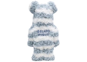 Bearbrick x Gelato Pique Pajamas 400% White/Blue