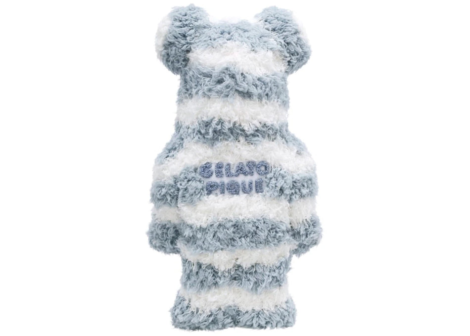 Bearbrick x Gelato Pique Pajamas 400% White/Blue