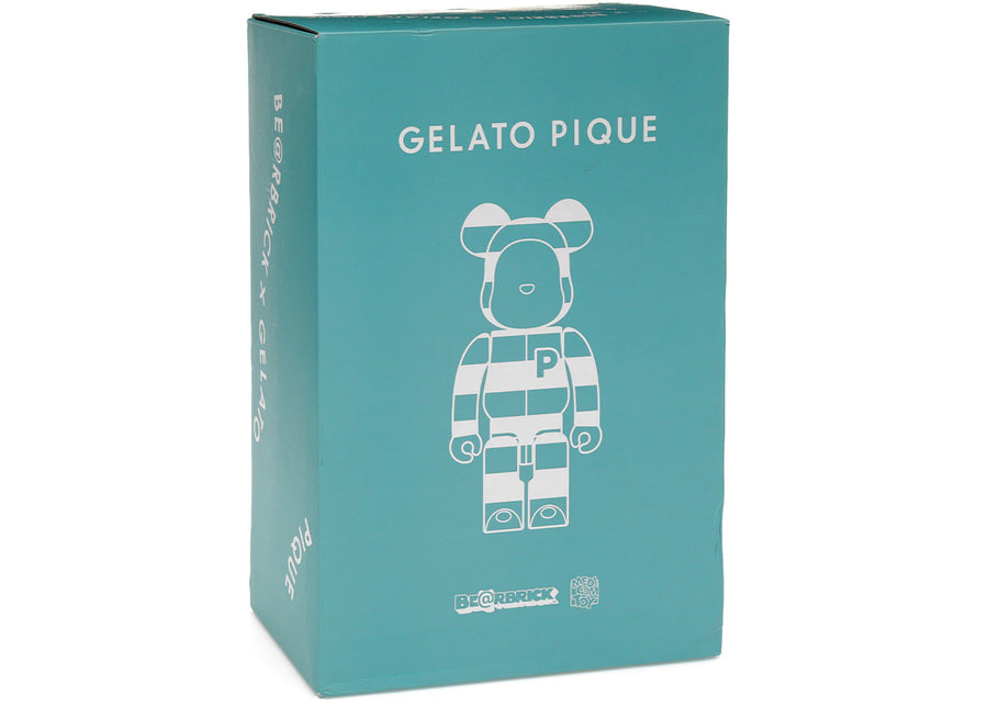 Bearbrick x Gelato Pique Pajamas 400% White/Blue