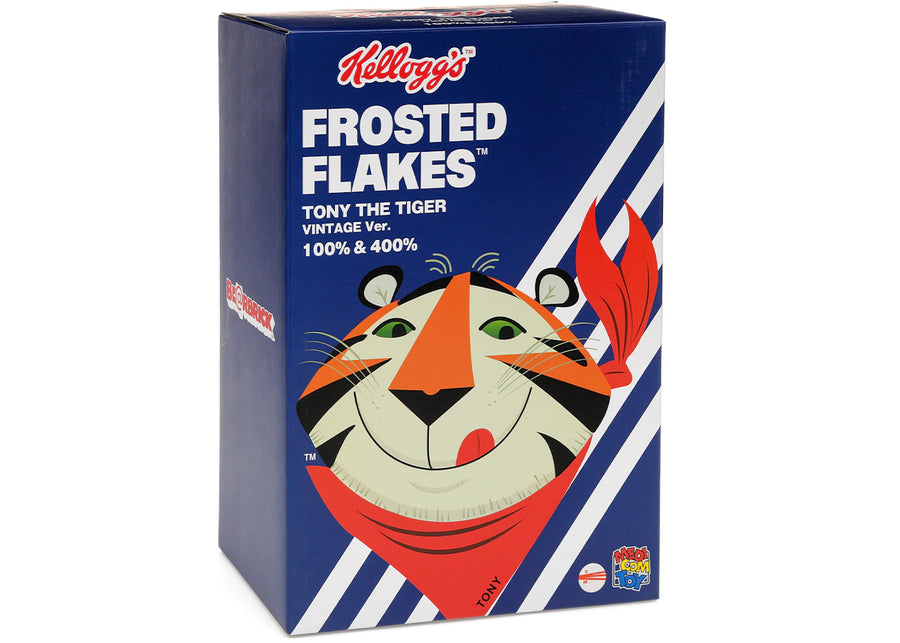 Bearbrick x Kellogg's Tony The Tiger Vintage Ver. 100% & 400% Set