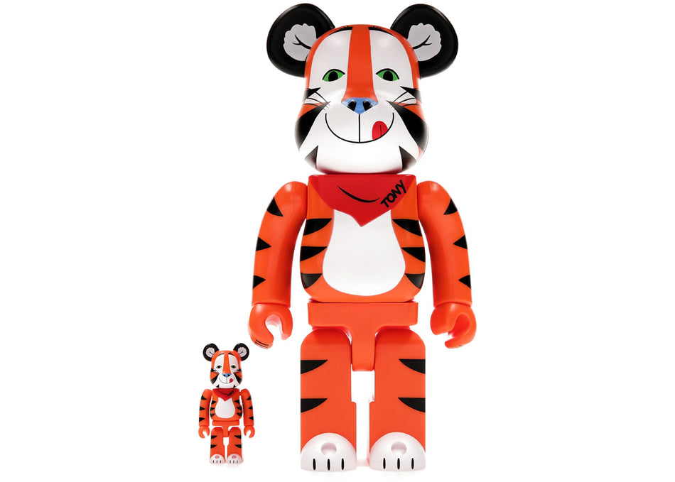 Bearbrick x Kellogg's Tony The Tiger Vintage Ver. 100% & 400% Set