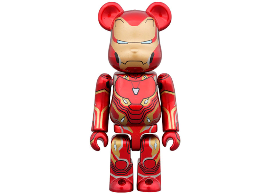 Bearbrick x Marvel Iron Man Mark 50 100% & 400% Set