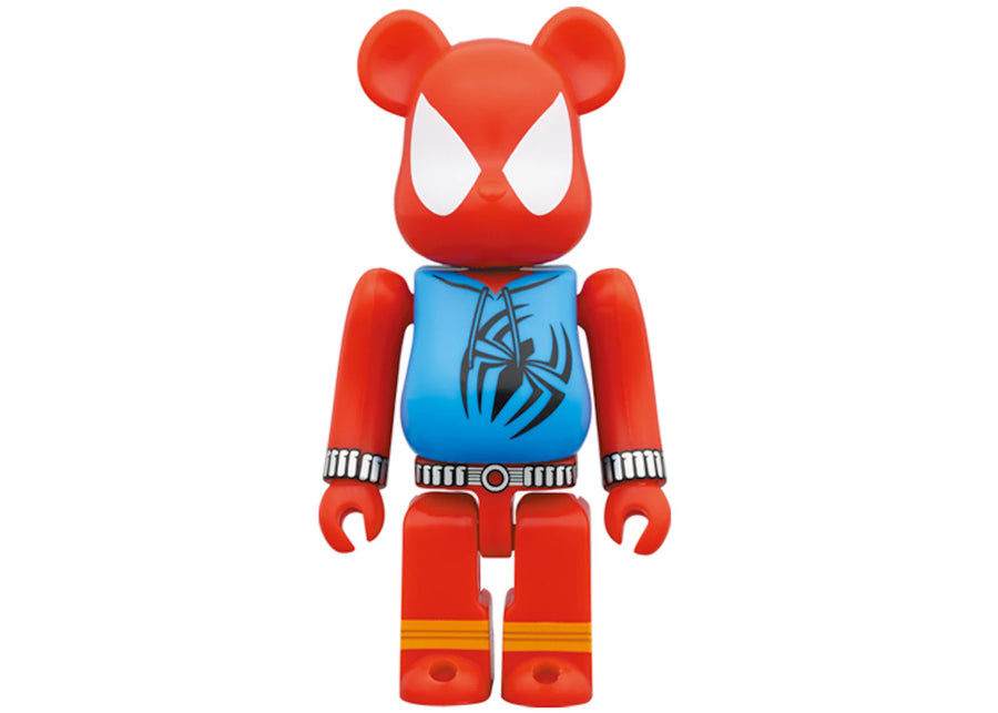 Coffret Bearbrick x Marvel Spider-Man Scarlet Spider 100 % et 400 %