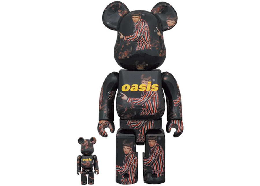 Bearbrick x Oasis Knebworth 1996 (Noel Gallagher) 100% &amp; 400% Set