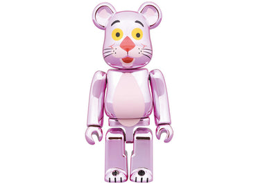 Bearbrick x Pink Panther 100% & 400% Set Chrome Ver.