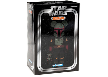 Bearbrick x Star Wars Boba Fett (Recovered Armor) 100% & 400% Set