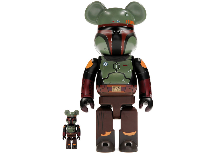 Bearbrick x Star Wars Boba Fett (Armure récupérée) - Set 100 % et 400 %