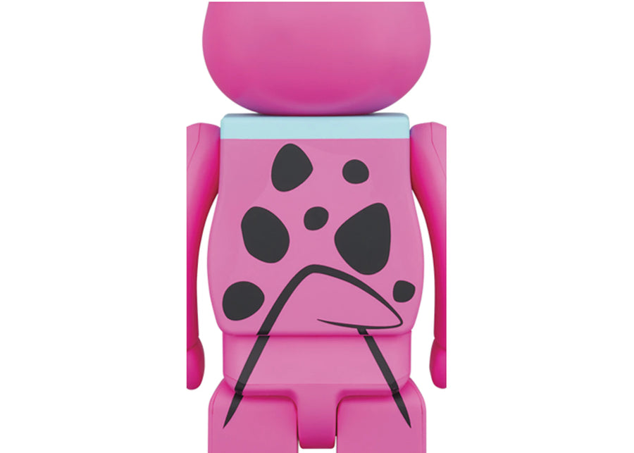 Bearbrick x Les Pierrafeu Dino 100 % et 400 % - Coffret rose