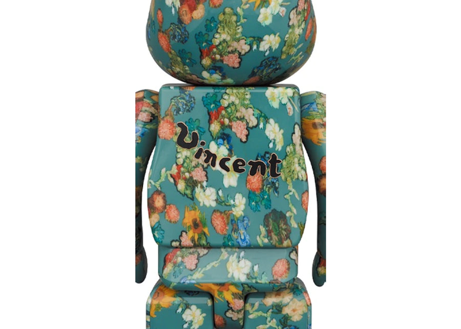 Bearbrick x Van Gogh Museum Floral Pattern 50th Anniversary 100% & 400% Set