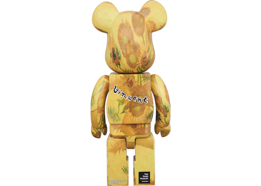 Bearbrick x Musée Van Gogh Tournesols 100 % et 400 % Jaune