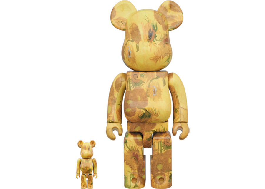Bearbrick x Musée Van Gogh Tournesols 100 % et 400 % Jaune
