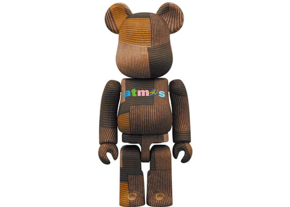 Bearbrick x atmos x Sean Wotherspoon 100% & 400% Set Brown
