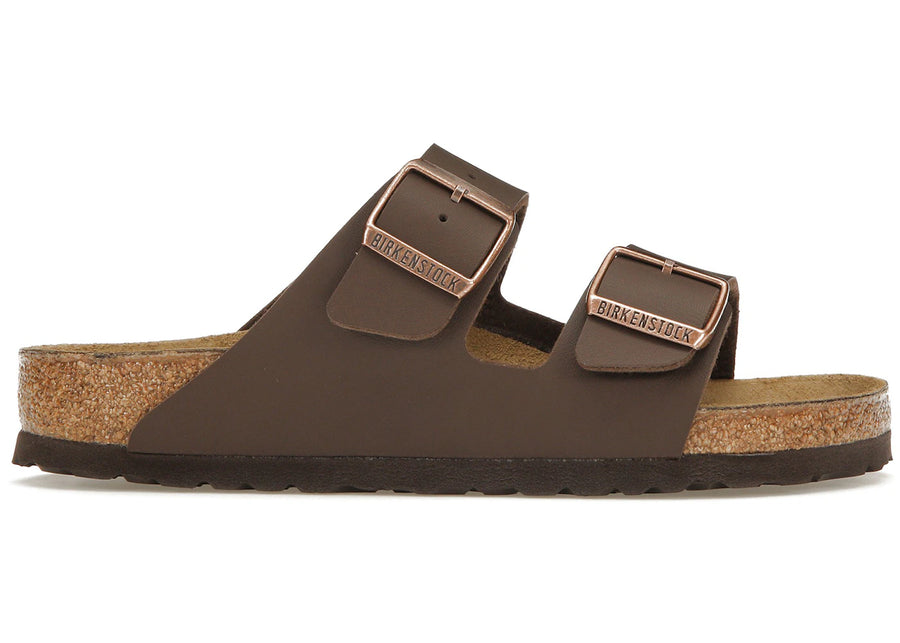 Birkenstock Arizona Birko-Flor Marron foncé (Femme)