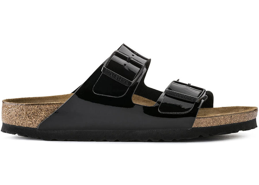 Birkenstock Arizona Birko-Flor Vernis Noir (Femme)