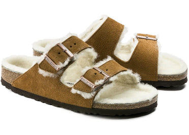 Birkenstock Arizona Shearling Suede Mink