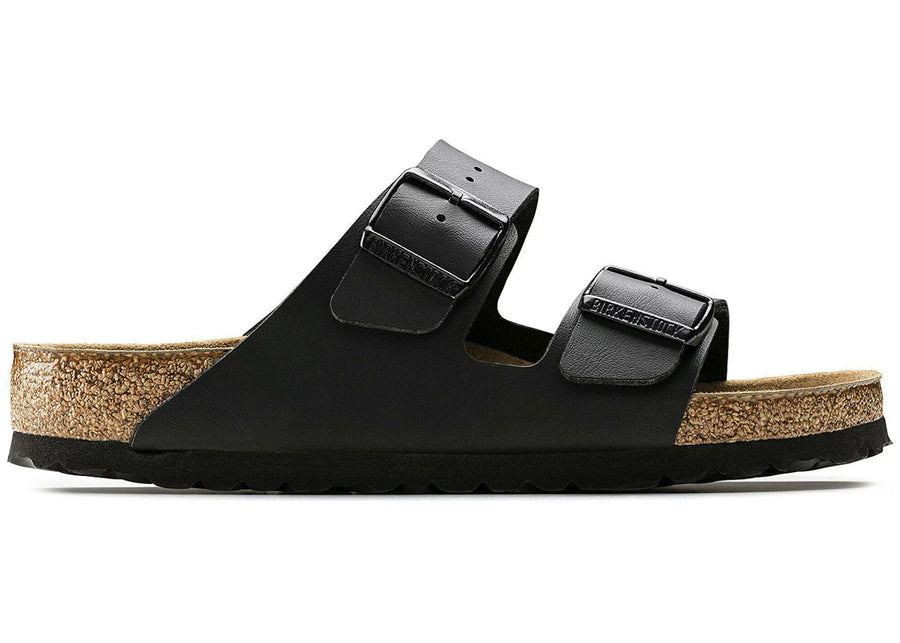 Birkenstock Arizona à semelle souple Birko-Flor noir