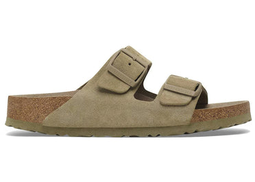 Birkenstock Arizona Soft Footbed Suede Faded Khaki