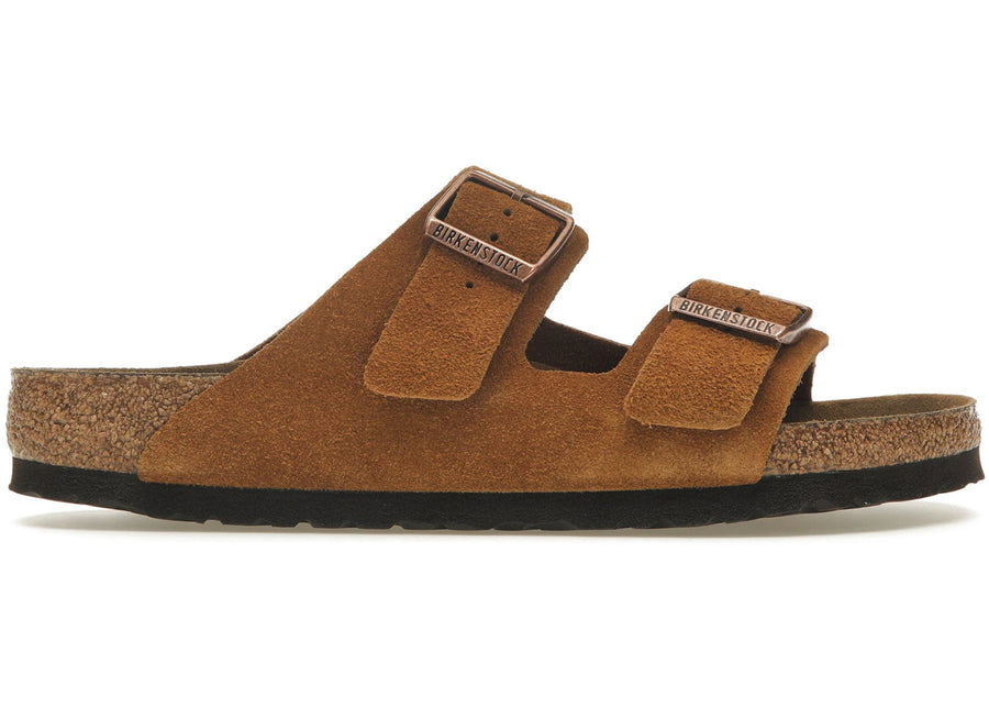 Birkenstock Arizona à semelle souple en daim et vison