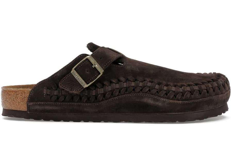 Birkenstock Boston en daim tressé Kith Mocha