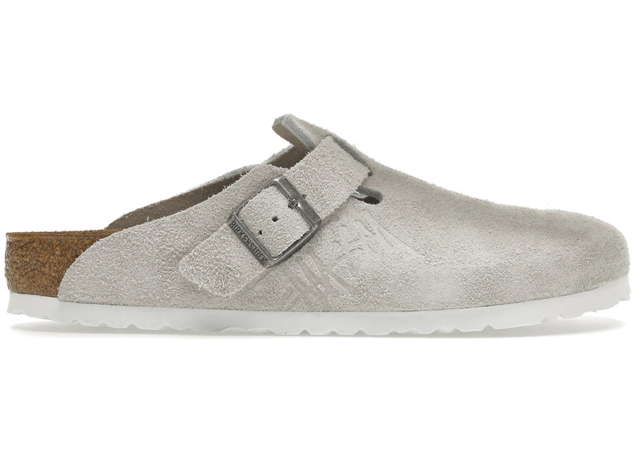 Sabots Birkenstock Boston Stussy Bone (2021)