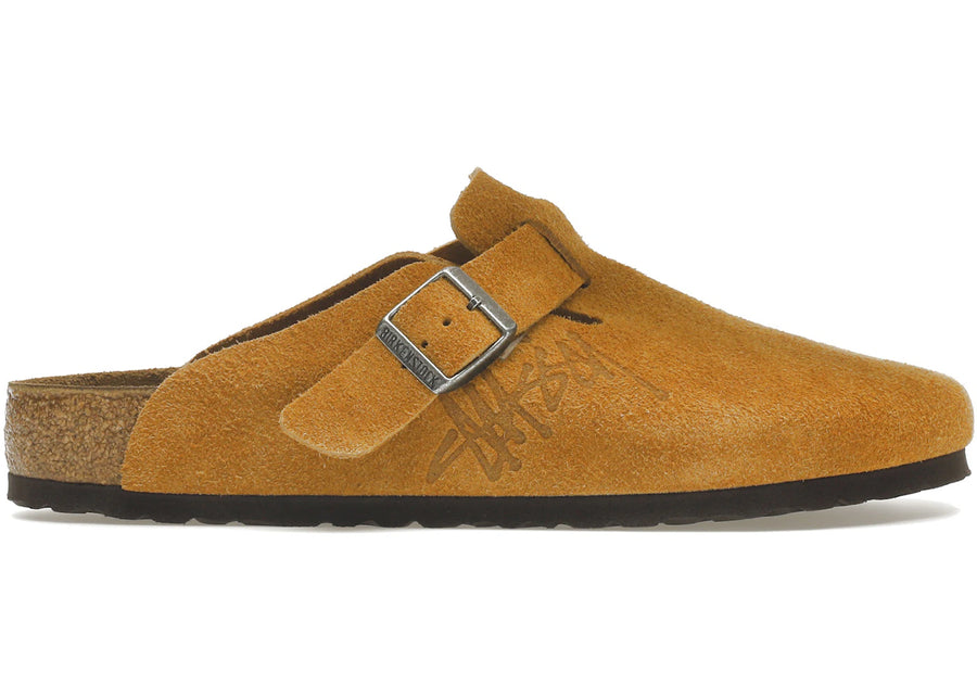 Sabots Birkenstock Boston Stussy Caramel (2021)