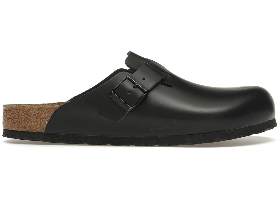 Birkenstock Boston Natural Leather Black