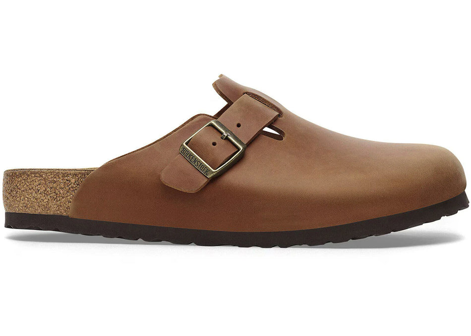 Birkenstock Boston Oiled Leather Cognac