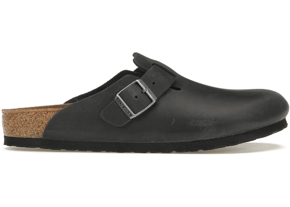 Birkenstock Boston Oiled Leather Black