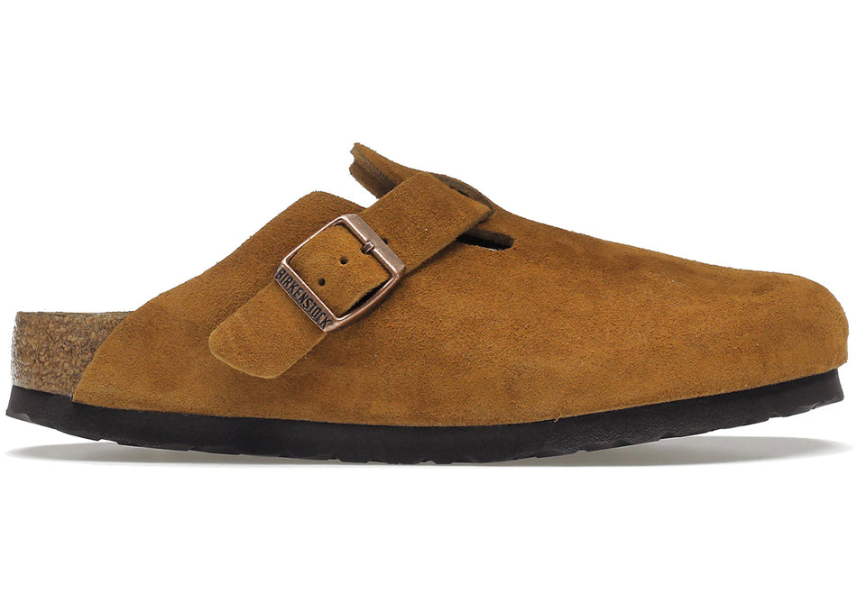 Birkenstock Boston Soft Footbed Suede Mink