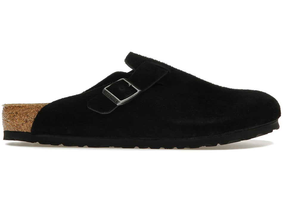 Birkenstock Boston Suede Black
