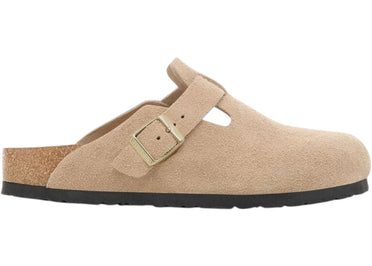 Birkenstock Boston Suede Leather Sandcastle