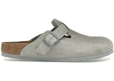 Birkenstock Boston Suede Stone Coin