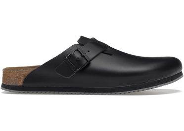 Birkenstock Boston Super Grip Leather Black