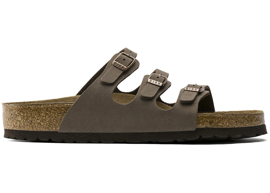 Birkenstock Florida à semelle souple Birkibuc Mocha