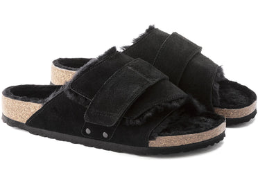 Birkenstock Kyoto Shearling Suede Black