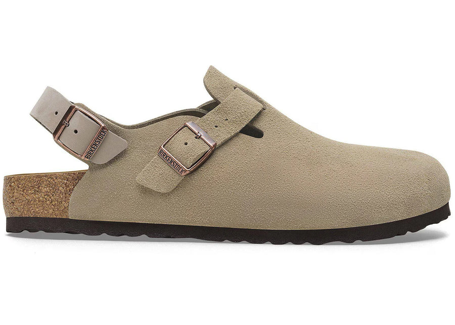 Birkenstock Tokyo en daim taupe